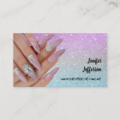 Nail Salon afspraak Visitekaartje Klantenkaartje (Voorkant)