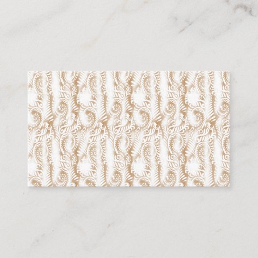 Nail Salon Afspraakkaarten | Marmer & Aangepast Afsprakenkaartje (Voorkant)