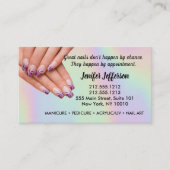 Nail Salon Appointment Visitekaartje Afsprakenkaartje (Voorkant)