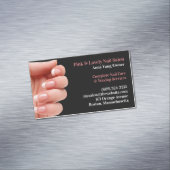 Nail Salon Artiest Magnetisch Visitekaartje (Voorbeeld)