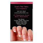 Nail Salon Artiest Magnetisch Visitekaartje (Voorkant Verticaal)