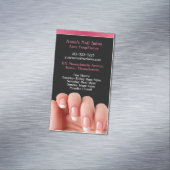 Nail Salon Artiest Magnetisch Visitekaartje (Voorbeeld)