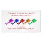 Nail Salon Artiest Magnetisch Visitekaartje (Voorkant)