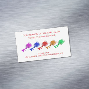 Nail Salon Artiest Magnetisch Visitekaartje