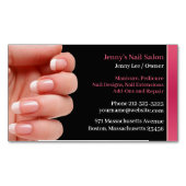 Nail Salon Artiest Magnetisch Visitekaartje (Voorkant)