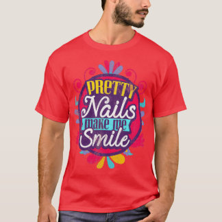 Nail Salon Beautician Nail Designer T-shirt