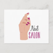 Nail Salon Briefkaart (Voorkant)