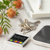 Nail Salon Business, Heldere Poolse flessen Sleutelhanger (Zijkant)