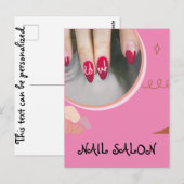 Nail Salon Business Postcard Briefkaart (Voorkant / Achterkant)