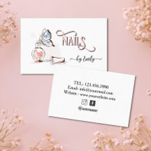 Nail Salon Butterfly Polish Manicurist