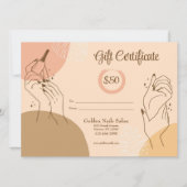 Nail Salon Cadeaubon (Voorkant)