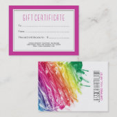  Nail Salon Cadeaubon Kortingskaartje (Voorkant / Achterkant)