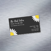 Nail Salon Daisy Flower Design Magnetisch Visitekaartje (Voorbeeld)