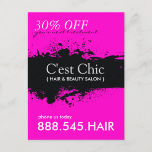 Nail Salon en Spa Adverteren Briefkaart