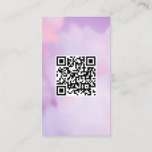 Nail Salon Instagram Fotocollage Holografisch Visitekaartje (Achterkant)