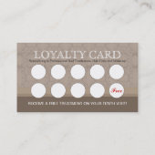 Nail Salon Loyalty-kaarten Klantenkaartje (Achterkant)