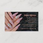 Nail Salon Loyalty Korting Visitekaartje (Voorkant)