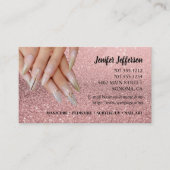 Nail Salon Loyalty Korting Visitekaartje (Voorkant)