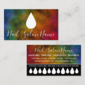 Nail Salon Loyalty Punch Card (Voorkant / Achterkant)