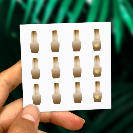 Nail Salon Makeup Artist 12 Stamps Loyalty