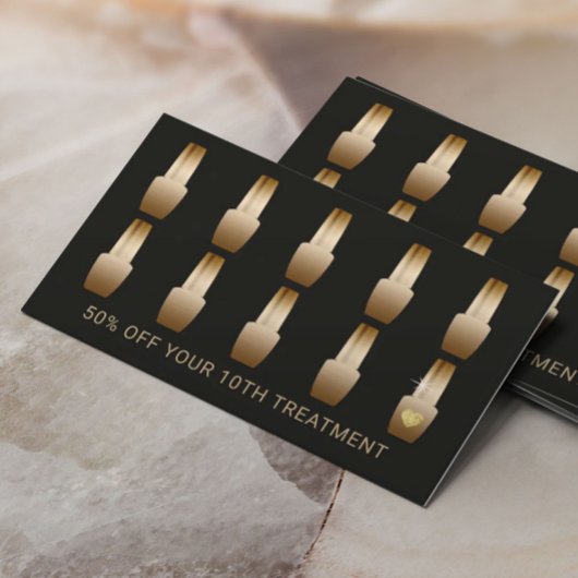 Nail Salon Makeup kunstenaar Manicurist Modern Loy Klantenkaartje