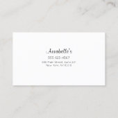 Nail Salon Manicurist Customer Loyalty 10 Punch (Achterkant)