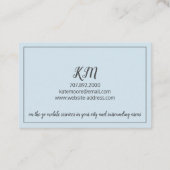 Nail Salon Manicurist Customer Loyalty Punch Kaart (Achterkant)