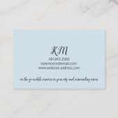 Nail Salon Manicurist Customer Loyalty Punch Kaart (Achterkant)