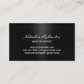 Nail Salon Manicurist Modern Black Beauty Loyalty (Achterkant)