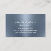 Nail Salon Manicurist Modern Dusty Blue Loyalty (Achterkant)