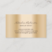 Nail Salon Manicurist Modern Gold Loyalty (Achterkant)