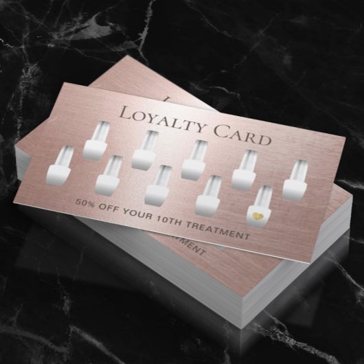 Nail Salon Manicurist Roos Gold Loyalty