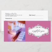 Nail Salon of Day Spa Cadeaubonnen (Voorkant / Achterkant)