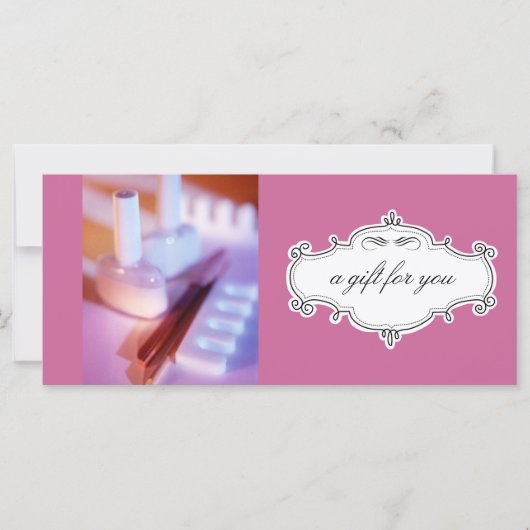 Nail Salon of Day Spa Cadeaubonnen (Voorkant)