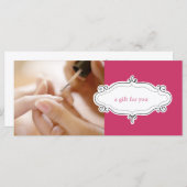 Nail Salon of Nail Studio Cadeaubonnen (Voorkant / Achterkant)