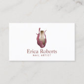 Nail Salon Pools goudflesje Modern Manicurist Visitekaartje (Voorkant)