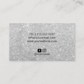 Nail Salon Pools Manicurist Roos Gold Silver Visitekaartje (Achterkant)