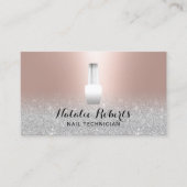 Nail Salon Poolse Manicurist Blush Roos Gold Visitekaartje (Voorkant)