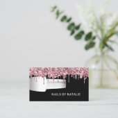 Nail Salon Poolse Manicurist Roos Gold Drids Visitekaartje (Staand voorkant)