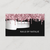 Nail Salon Poolse Manicurist Roos Gold Drids Visitekaartje (Voorkant)