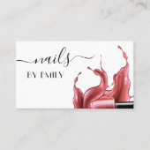 Nail Salon Poolse manicurist Visitekaartje (Voorkant)