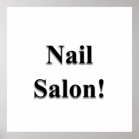Nail Salon Poster Matte (Voorkant)