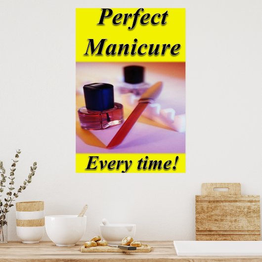 Nail Salon Posters Perfect Manicure (Keuken)