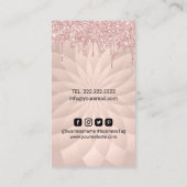 Nail Salon Roos Gold Drivers Geometrische Manicuri Visitekaartje (Achterkant)