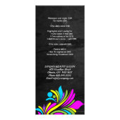 Nail Salon Salon Menu Rack Kaarten (Achterkant)