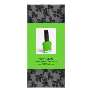 Nail Salon Services Prijslijst {groen voor lippen} Reclamekaart