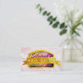 Nail Salon Slogans Visitekaartjes (Staand voorkant)