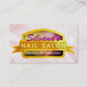 Nail Salon Slogans Visitekaartjes (Voorkant)