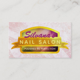 Nail Salon Slogans Visitekaartjes