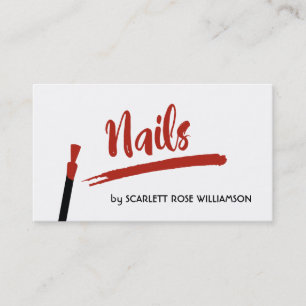 Nail Salon Stylist Visitekaartjes